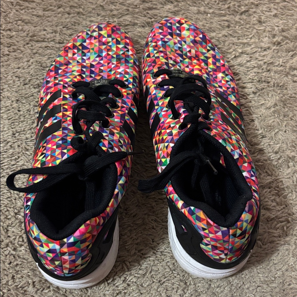 adidas Multicolor Geometric Men's Shoes
